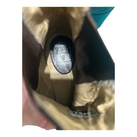 Frye Dark Brown Leather Ankle Booties - Picture 6 of 6